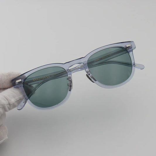 Black Mask Mens Full Rim Square Acetate Sunglasses Bmypdann Sunglasses Black Mask Blue-Blue As Shown