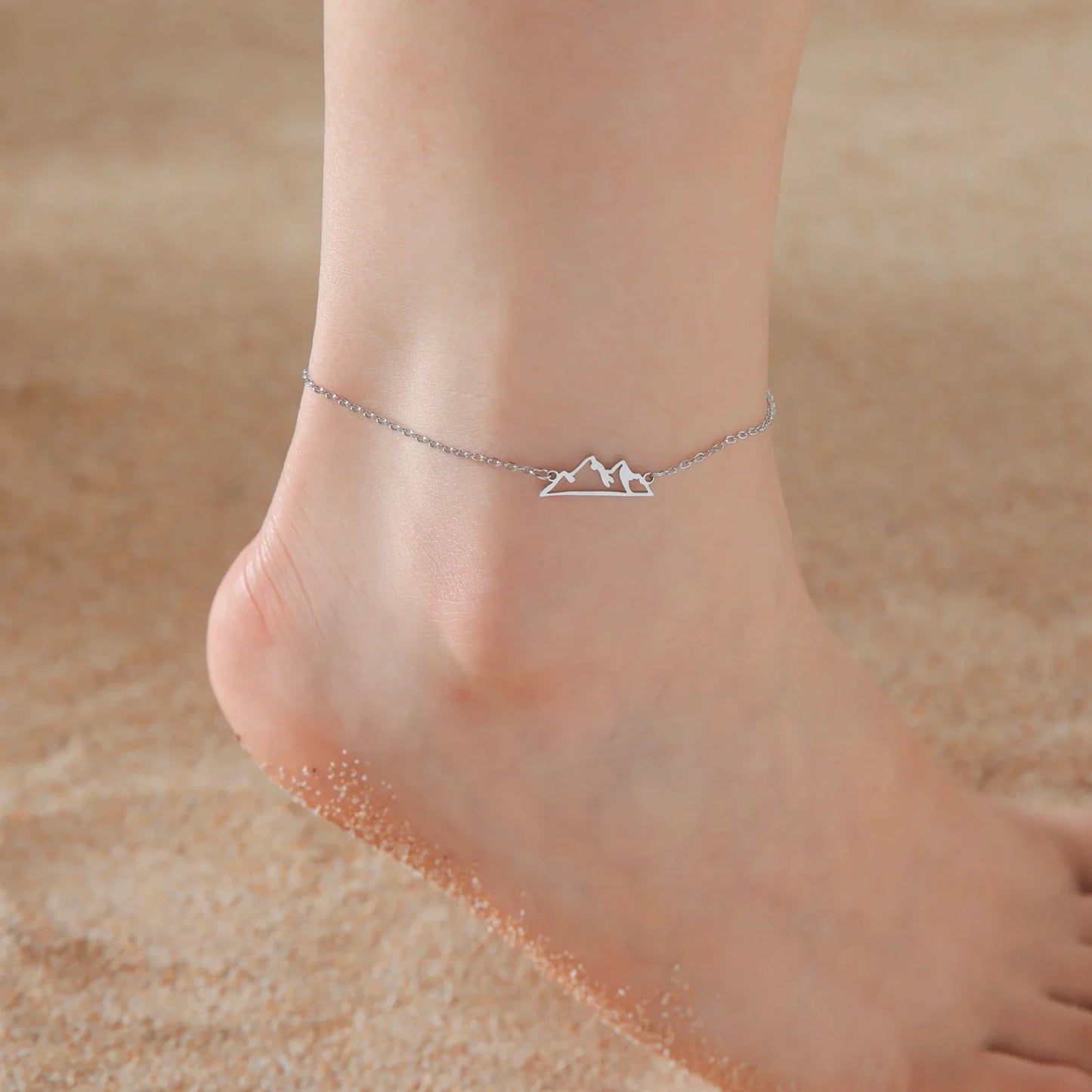 stainless steel anklet