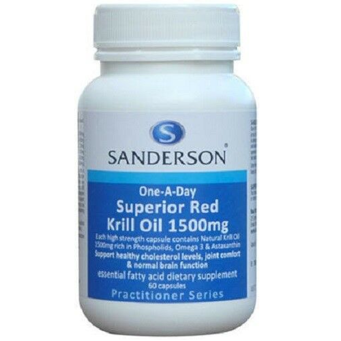 Sanderson Krill Oil 1500mg 60 Capsules
