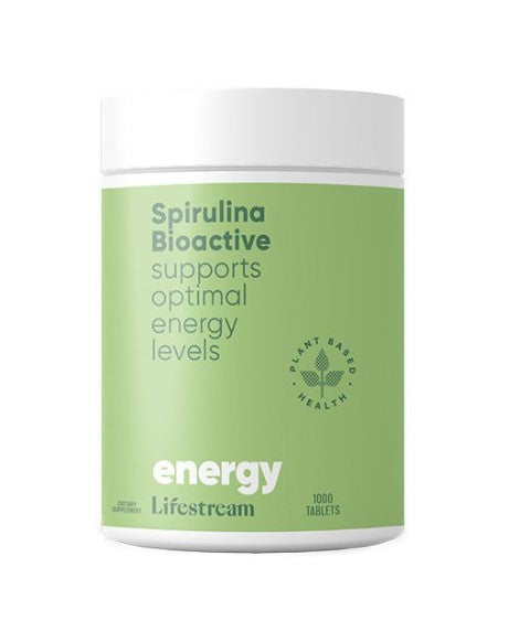 Lifestream Bio. Spirulina BioActive 500mg 1000 tablets