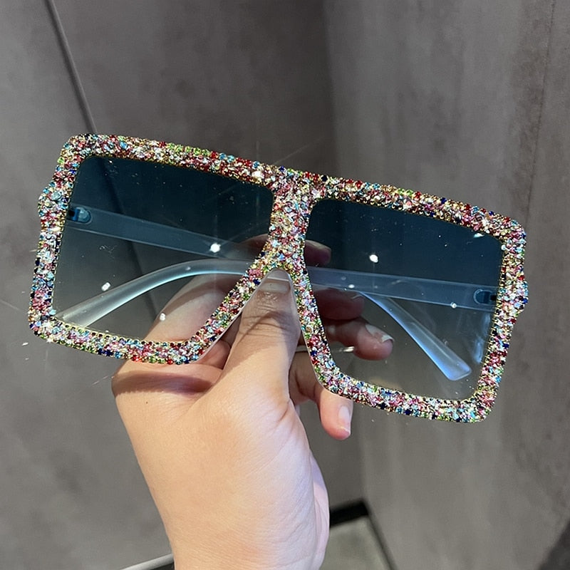 Monique Orenda Women's Full Rim Square Acetate Frame UV400 Sunglasses 85970 Sunglasses Monique Orenda MULTI CN Other