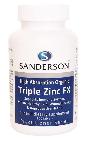 Sanderson Triple Zinc FX 100 Tablets