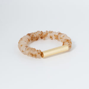 Coastal Grit Brown Swirl Seascape Bracelet