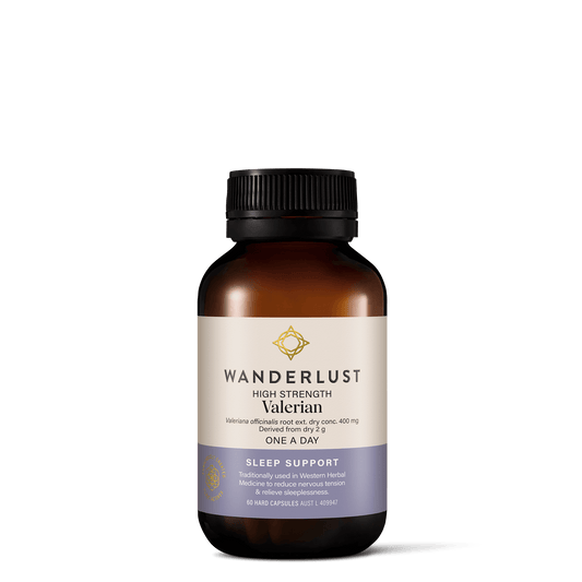 Wanderlust High Strength Valerian 60 capsules