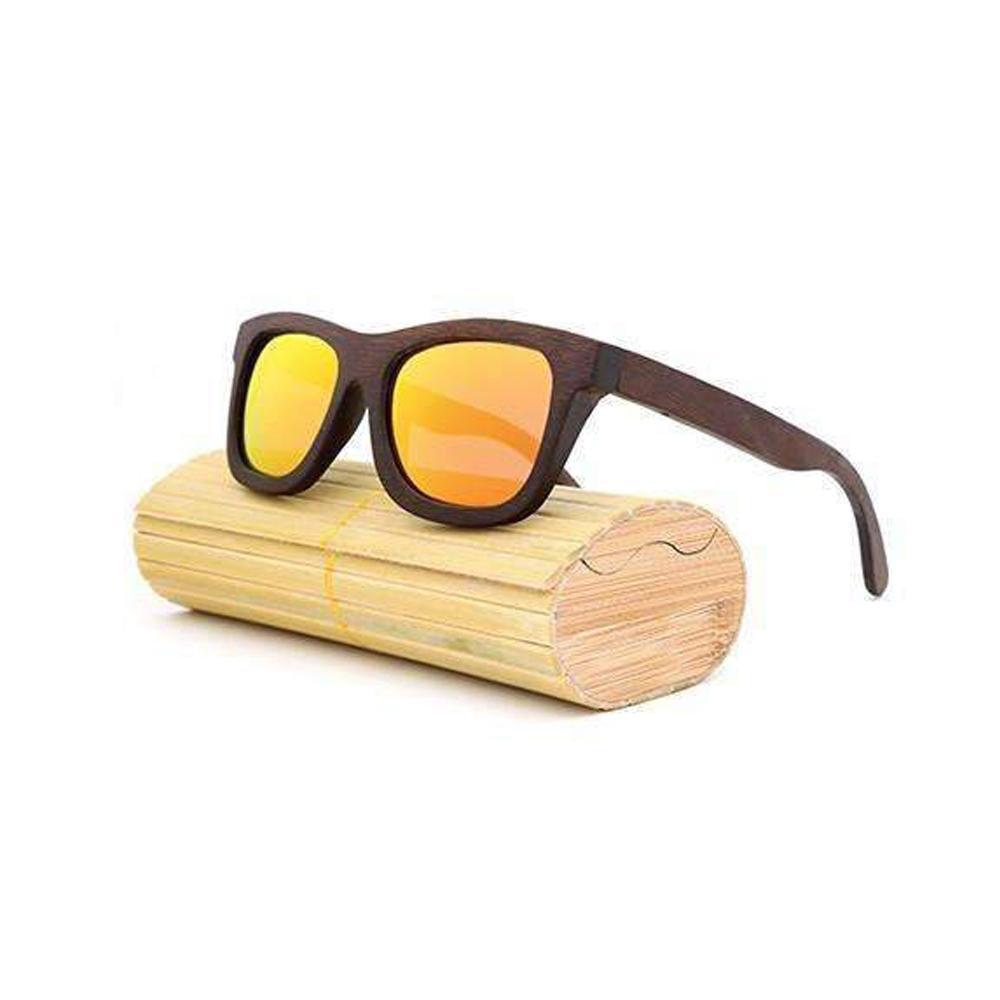 Bamboo Sunglasses au Retro Vintage