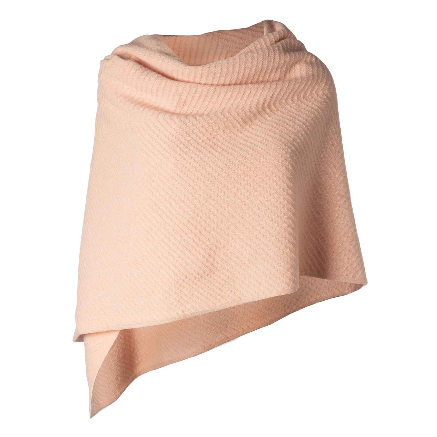 Lambswool Shawl- Pink