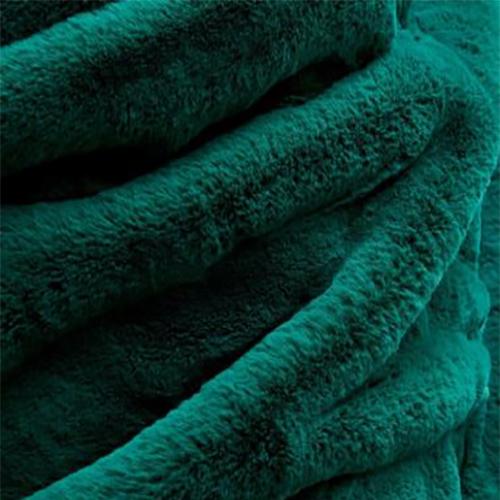 Faux Fur Headband by Evelyne Prelonge Paris Scarves Evelyne Prelonge Alpine Green