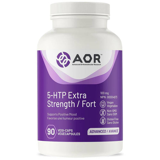 AOR 5-HTP Extra Strength 100mg - YesWellness.com