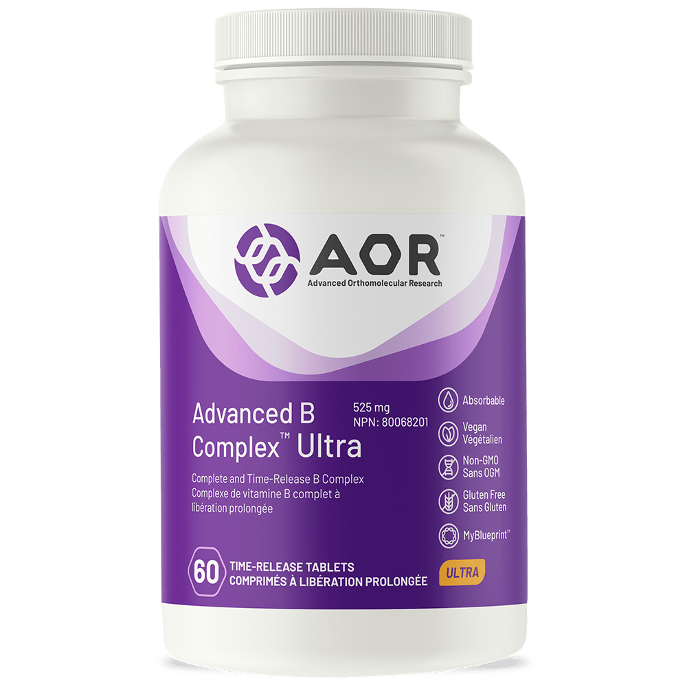AOR Advanced B Complex Ultra 525mg Time-Release 60 tablets