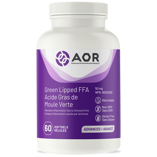 AOR Green Lipped FFA 50mg 60 Softgels