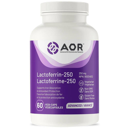 AOR Lactoferrin-250 mg 60 Vegi-Caps