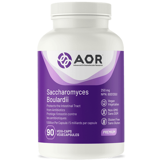 AOR Saccharomyces Boulardii 250mg 90 Vegi-Caps