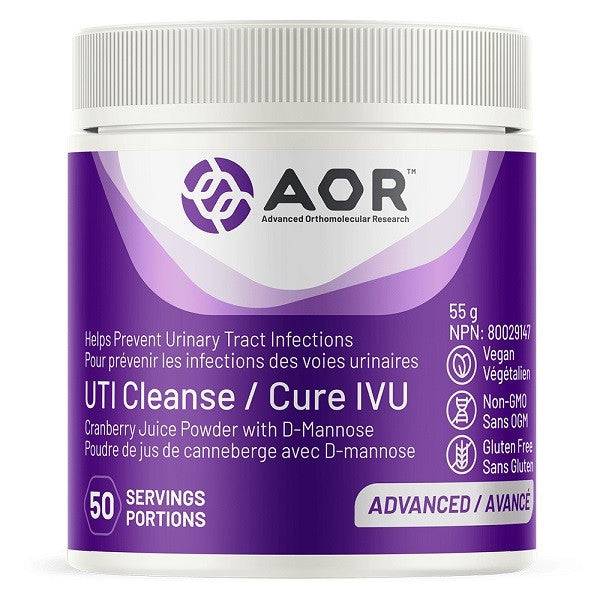AOR UTI Cleanse with Cranberry Juice Powder 55g (50 Servings)
