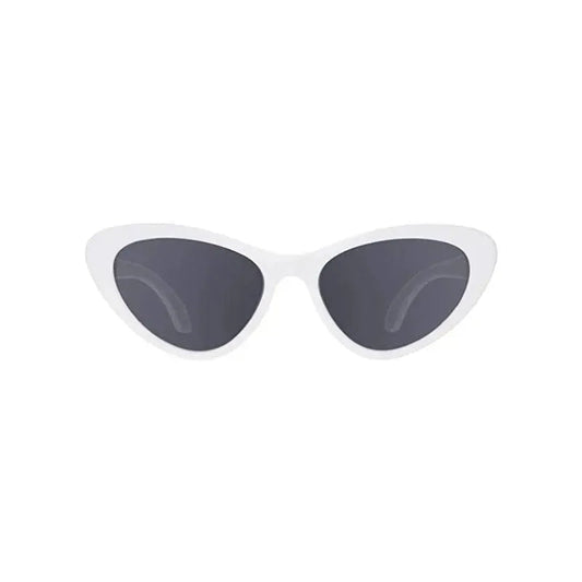 Babiators - Children’s Cat-Eye Shaped UV Sunglasses, White