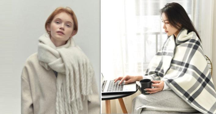 All-match Soft Glutinous Idle Style Thermal Long Scarf - amazitshop