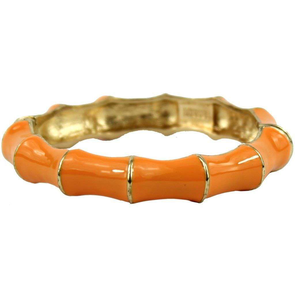 Bamboo Bangle in Orange by Pink Pineapple