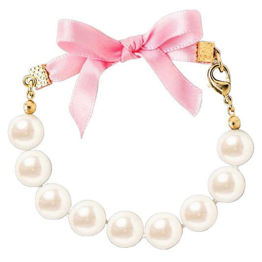 Ribbon & Pearls Bracelet by Kiel James Patrick