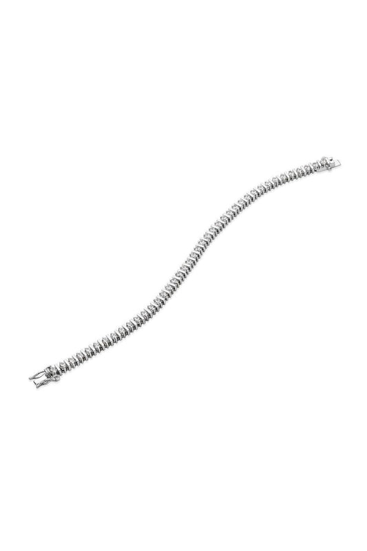 Carraig Donn Crystal Embellished Tennis Bracelet