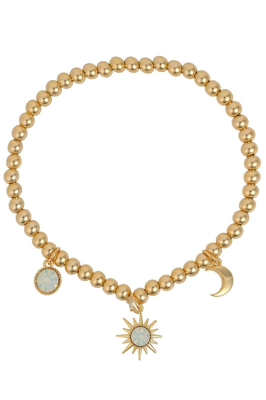 White Opal Crystal Sunshine Bracelet