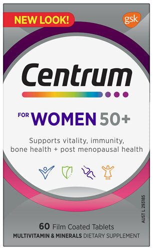 Centrum For Women 50+ 60 Tablets