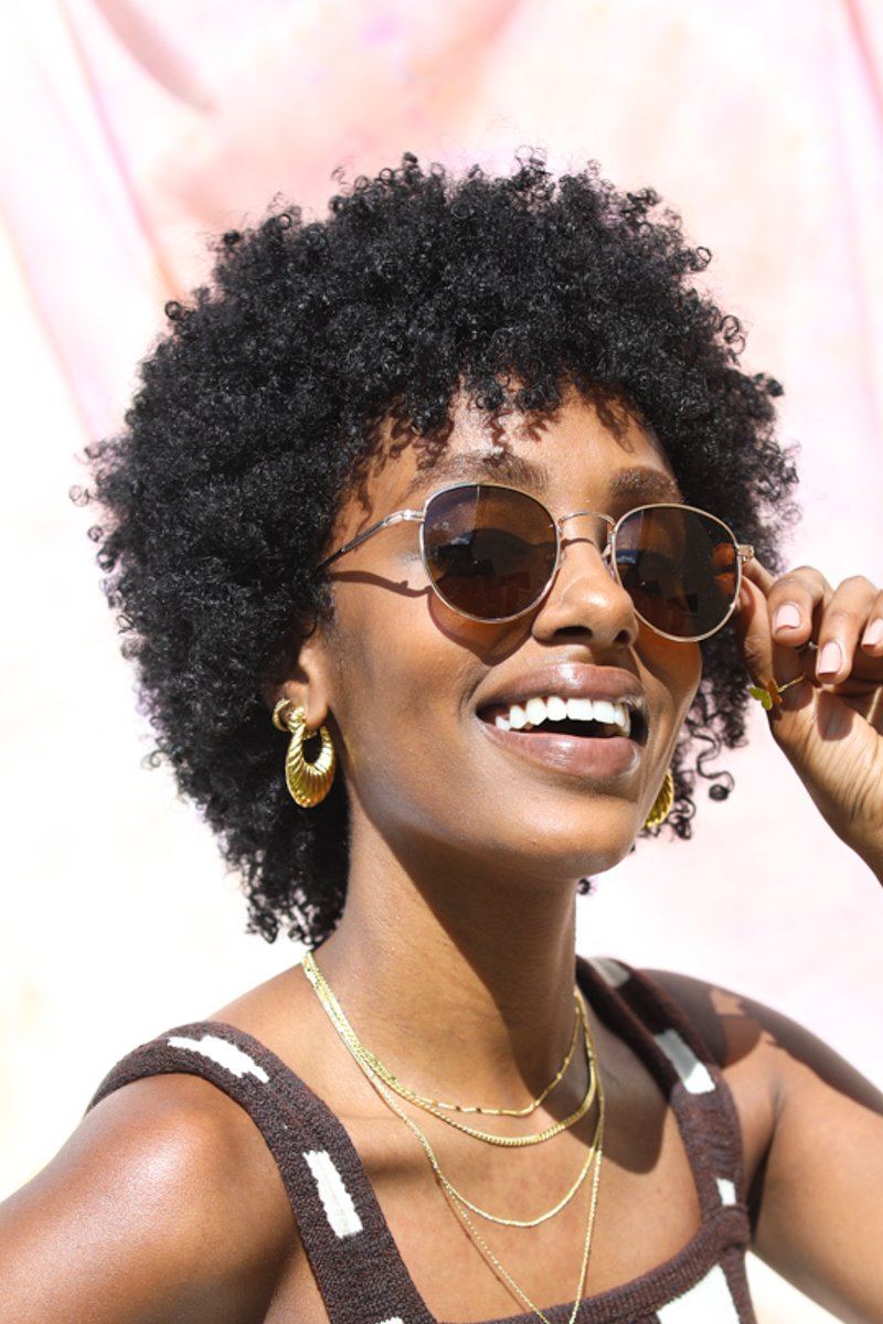 Delancey Metal Round Sunglasses Sunglasses Mulberry & Grand