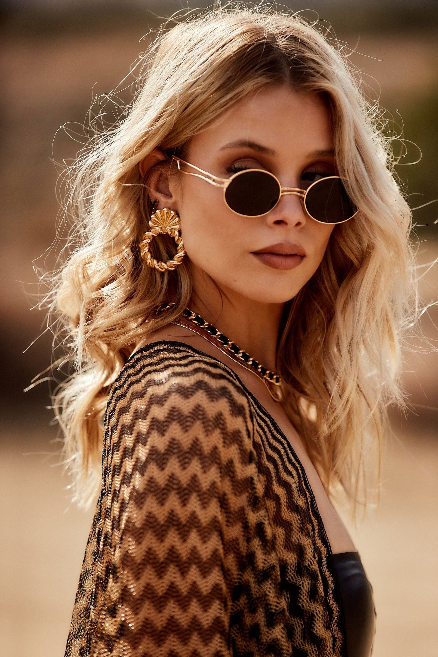 Duke Black and Gold Sunglasses