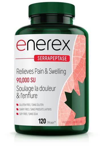 Enerex Serrapeptase 90,000 SU - YesWellness.com