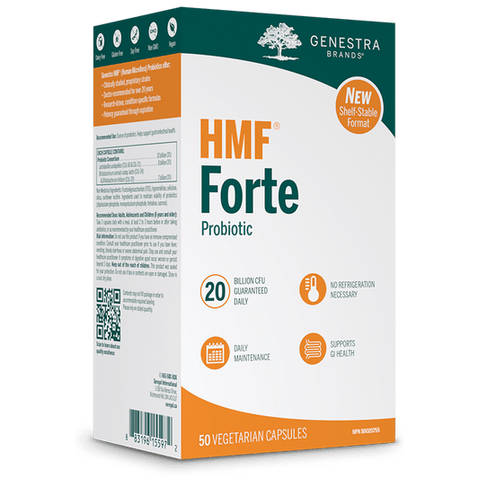 Genestra HMF Forte Probiotic (Shelf-Stable) 50 Vegetarian Capsules