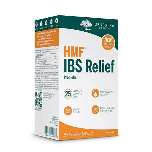 Genestra HMF IBS Relief Probiotic (Shelf Stable) 25 Vegetarian Capsules