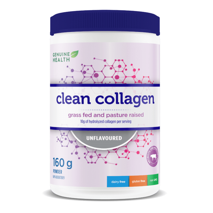 Genuine Health Clean Collagen Bovine - Unflavoured - YesWellness.com