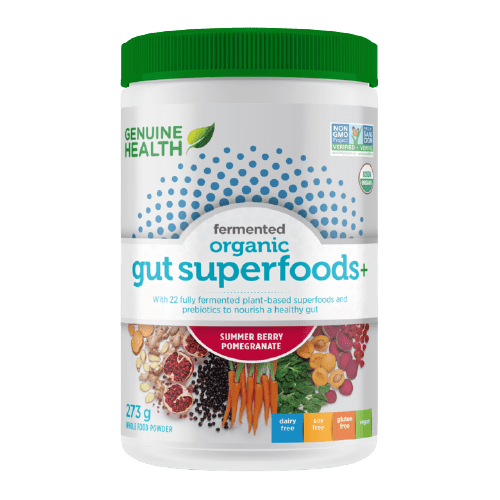 Genuine Health Fermented Organic Gut Superfoods+ Summer Berry Pomegranate  273 g