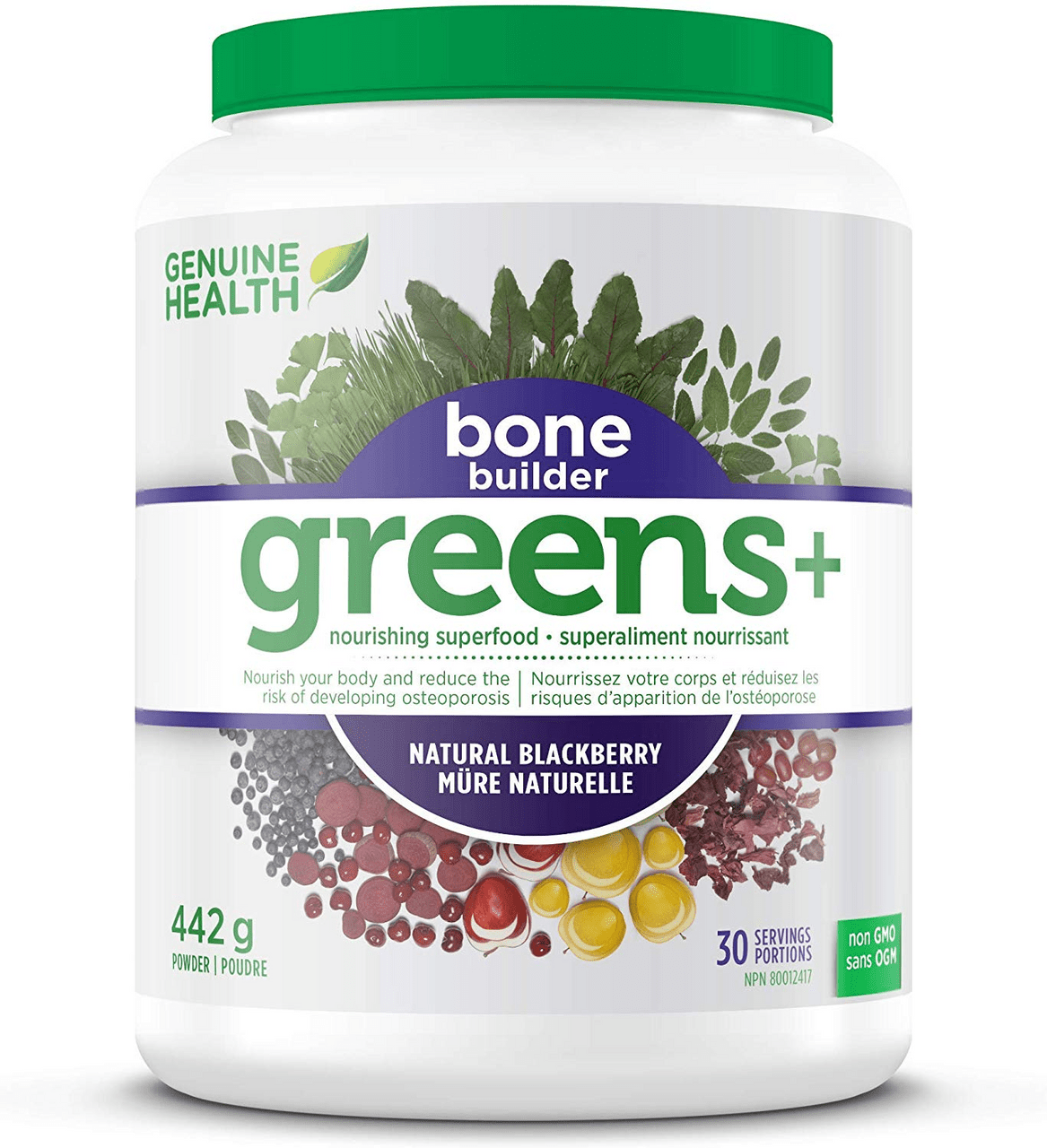 Genuine Health Greens+ Bone Builder Natural Blackberry 442g