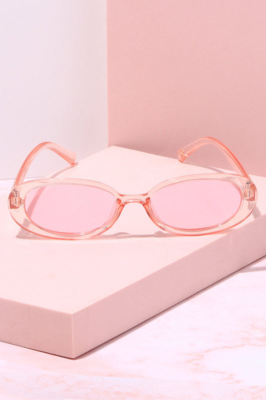 Hamptons Cottage Slim Oval Frame Sunglasses Sunglasses Mure + Grand Blush