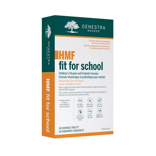 Genestra HMF Fit For School 30 Chewable Tablets