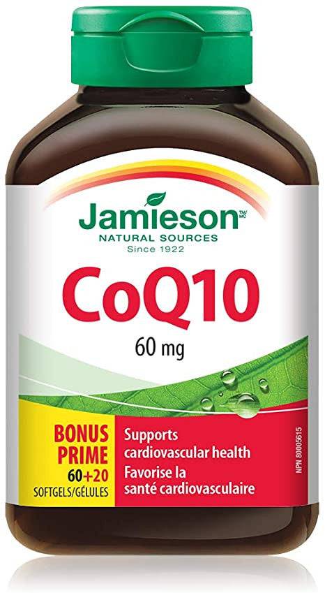 Jamieson CoQ10 60mg - 80 Soft gels