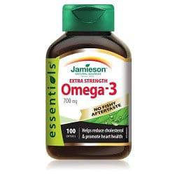 Jamieson Extra Strength Omega-3 700mg 100 Softgels