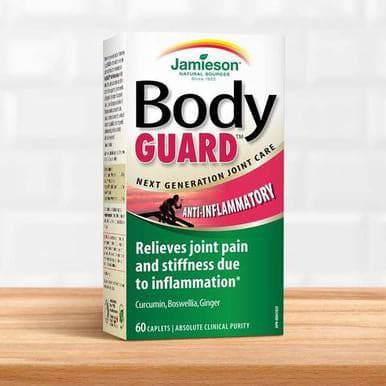 Jamieson JointRelief with High-Absorption Turmeric - Anti-Inflammatory (Formerly BodyGuard) 60 Caplets