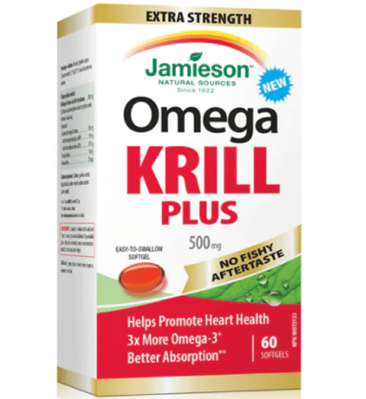 Jamieson Omega Krill Plus 60 Softgels