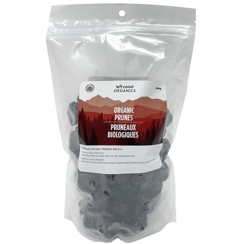 Left Coast Organics Organic Prunes - Pitted 800g