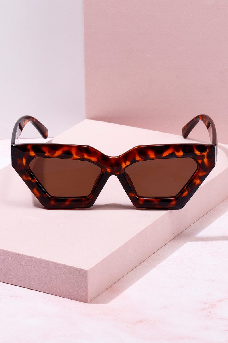 Majorca Puff Frame Sunglasses Sunglasses mure + grand Tortoise/Brown