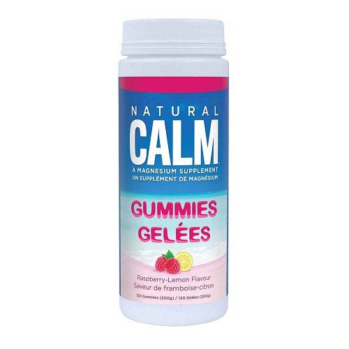 Natural Calm Gummies Raspberry-Lemon Flavour 120 Gummies