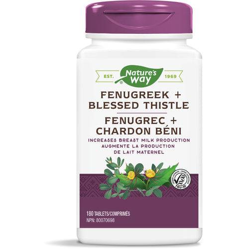 Nature's Way Fenugreek + Blessed Thistle 180 Tablets