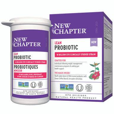 New Chapter Lean Probiotic 10 Billion CFU Clinically Studied Strain - 30 Count