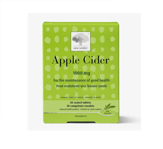 New Nordic Apple Cider 1000 mg 30 Coated Tablets