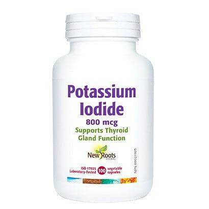 New Roots Herbal Potassium Iodide 800mcg 100 Vegetable Capsules