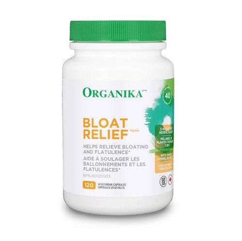 Organika Bloat Relief 120 Veg Capsules