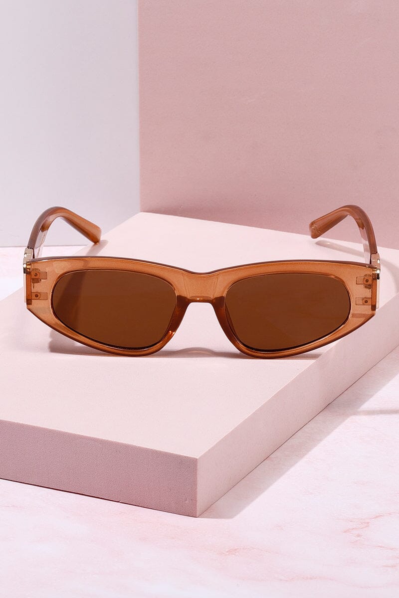 Patara Rounded Frame Sunglasses Sunglasses mure + grand Lt Brown/Brown