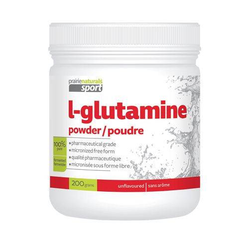 Prairie Naturals Sport L-Glutamine Powder Unflavoured 200g