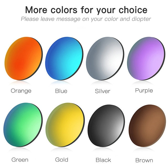 Aidien Brand Men's Sunglasses Diopter Polarized Oversize Aviation Sph Cyl Sunglasses Aidien Other colors Extra thin