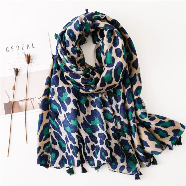 Bohemian Cashew Printed Silk Scarves